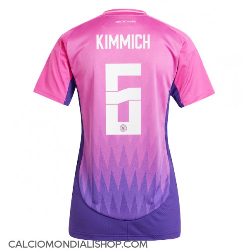 Maglie da calcio Germania Joshua Kimmich #6 Seconda Maglia Femminile Europei 2024 Manica Corta